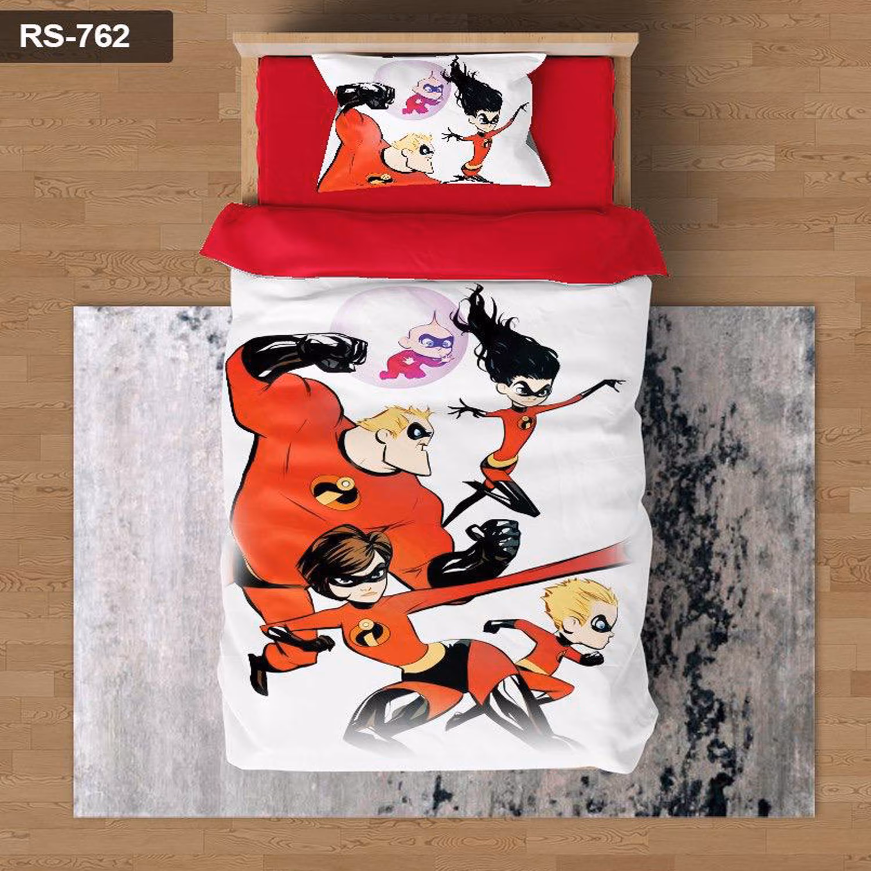 سرویس روتختی 1 نفره تنسل چاپی برندترک لند (Turk Land)  کد rs 762