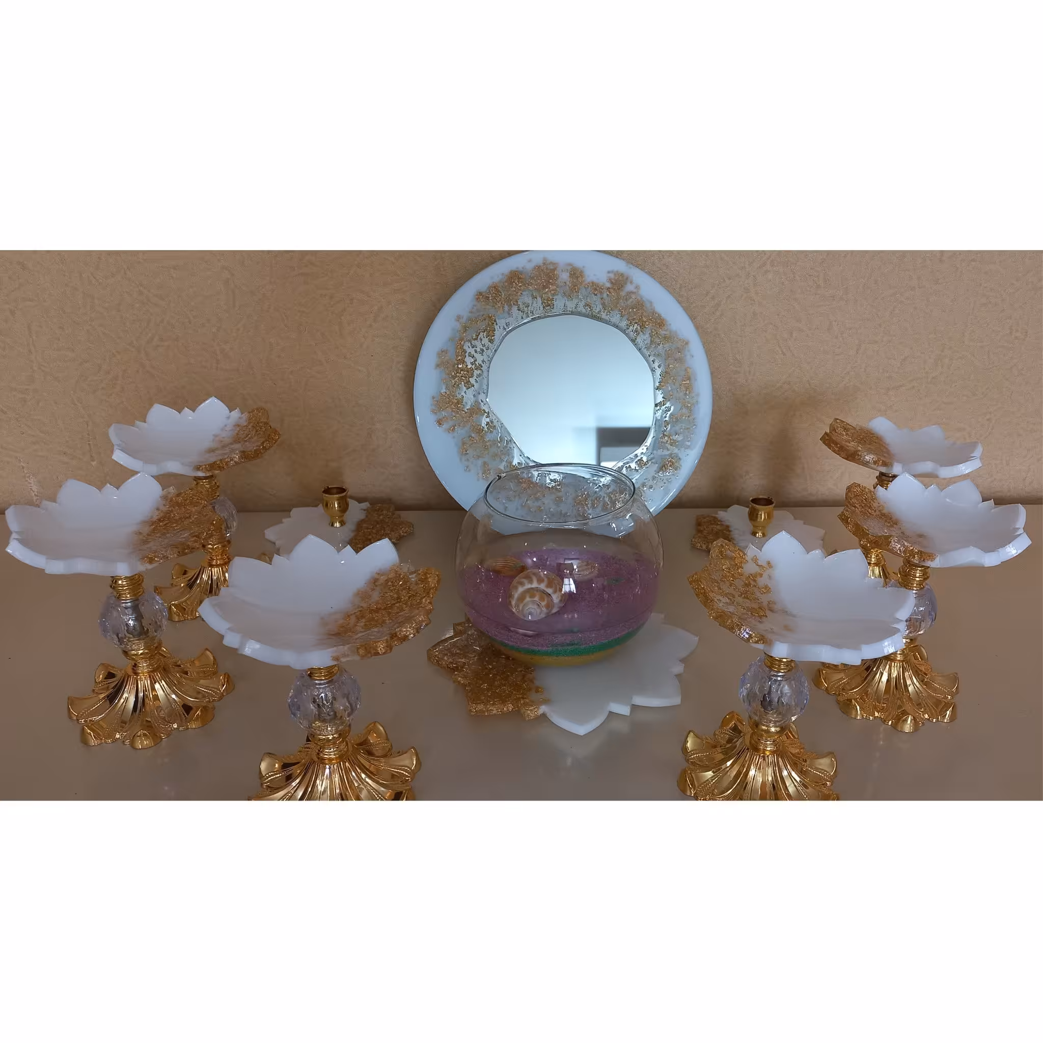 هفت سین رزینی طلایی