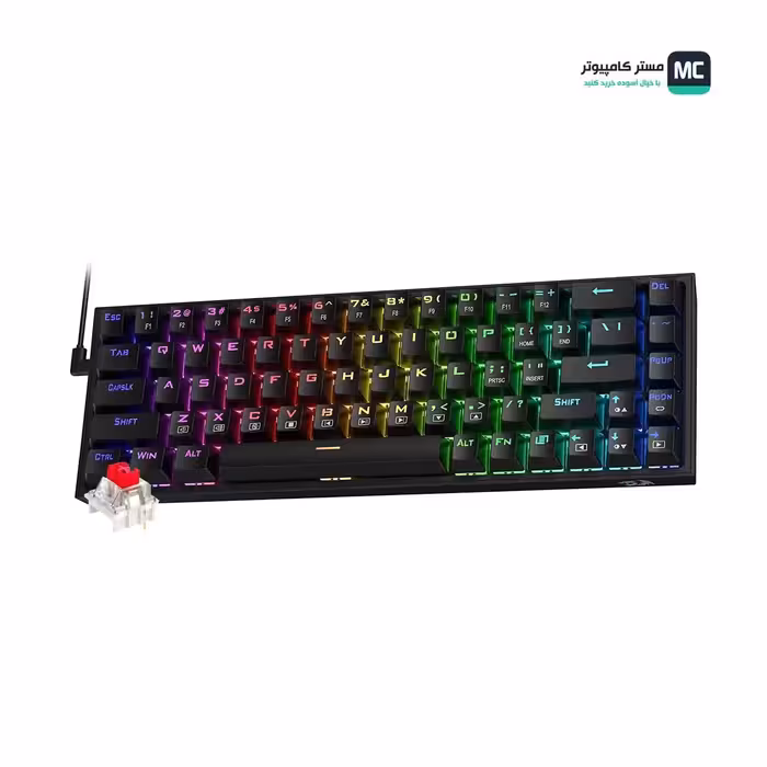 قیمت و خرید کیبورد مکانیکال ردراگون CASTOR K631 RGB