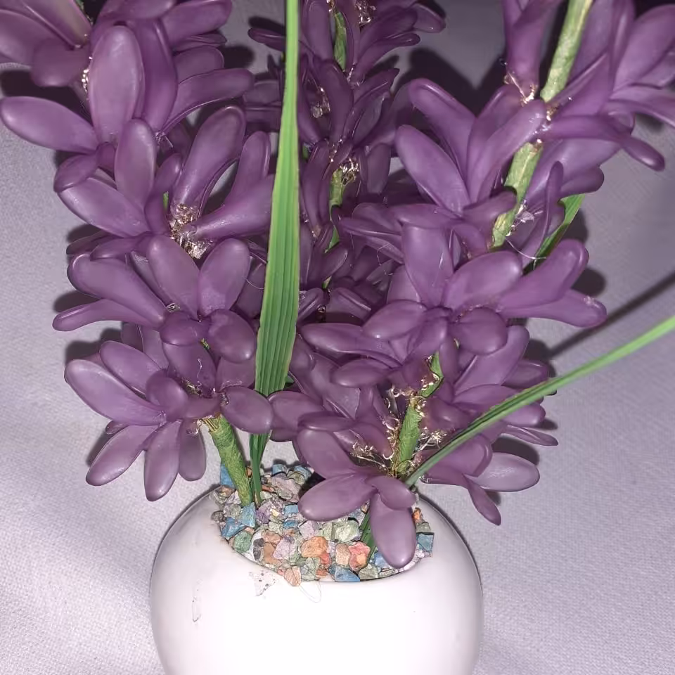 گل سنبل کریستالی