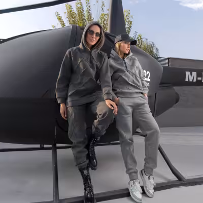 ست هودی شلوار زنبوری