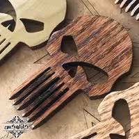 شانه چوبی طرح پانیشر