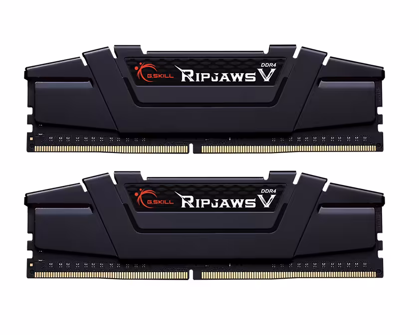 رم کامپیوتر RAM جی اسکیل دو کاناله مدل RipjawsV DDR4 4000MHz CL18 Dual ظرفیت 32 گیگابایت