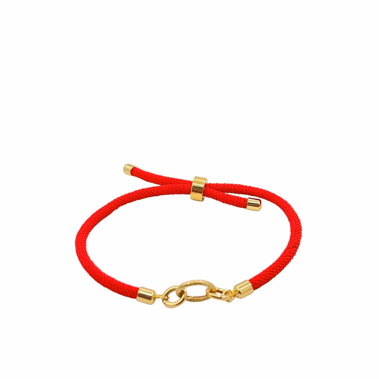 دستبند طلای 18 عیار بند پارچه ای کد DP064