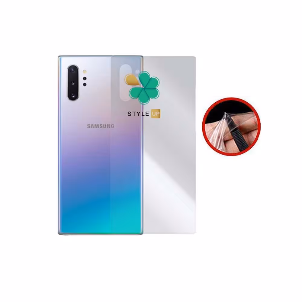برچسب محافظ پشت گوشی سامسونگ Samsung Galaxy Note 10 Plus مدل مات