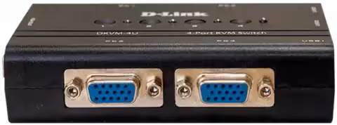 سوییچ 4 پورت D-LINK USB KVM مدل DKVM-4U