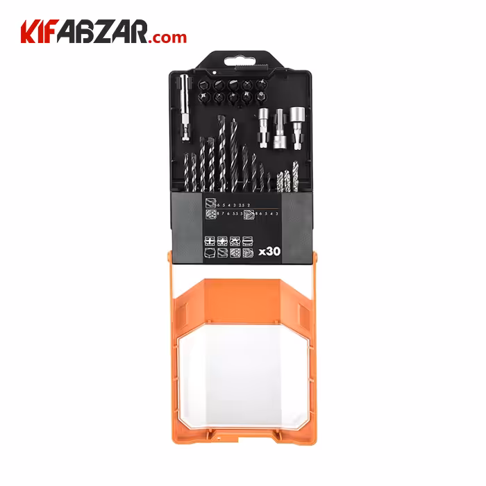 مجموعه سری پیچ گوشتی و مته 30 عددی آاگ مدل 430410