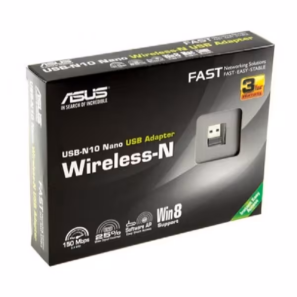 کارت شبکه بی سیم USB ایسوس USB-N10 Nano