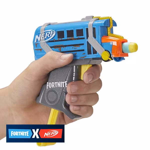 خرید تفنگ فورتنایت نرف Nerf Fortnite Micro Battle Bus با بهترین قیمت