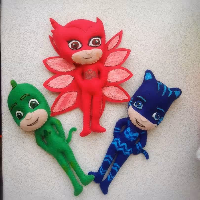 عروسک‌های شب نقاب، پک سه عددی20سانتی