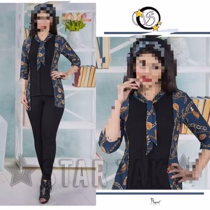 تونیک زنجیری کراواتی