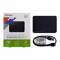 هارد HDD لپ تاپ 1 ترابایت توشیبا Canvio Basics External هجده ماه گارانتی