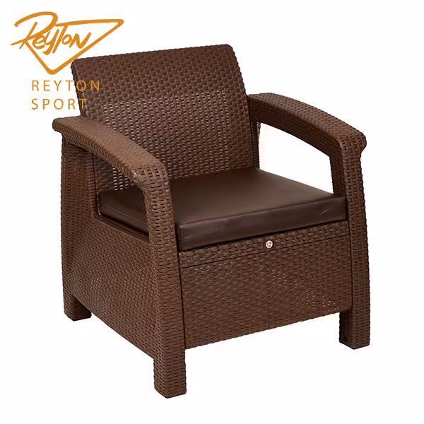 مبل باغی حصیری تک نفره