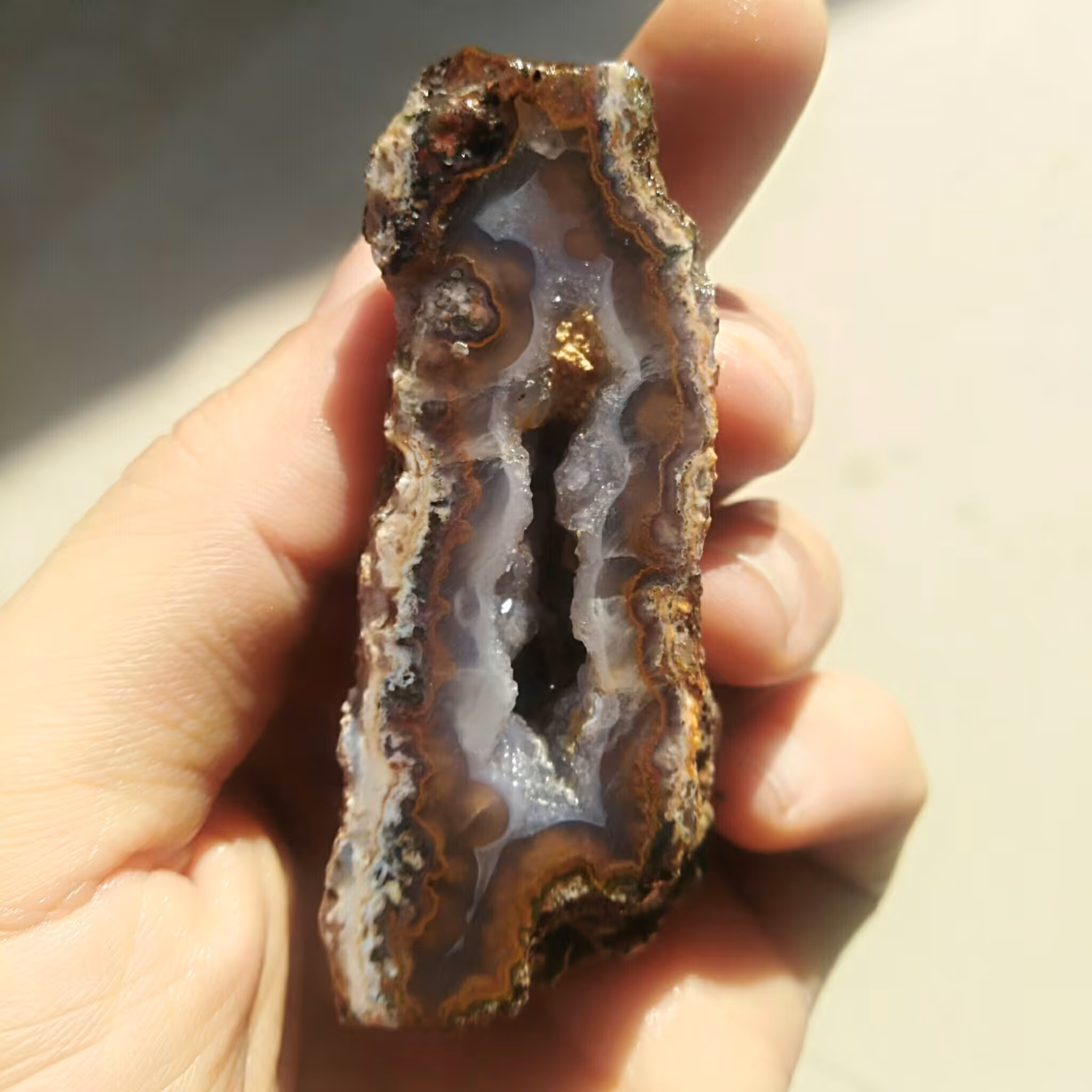 راف عقیق رنگی منظره بسیااار زیبا دیدنی کاملا طبیعی