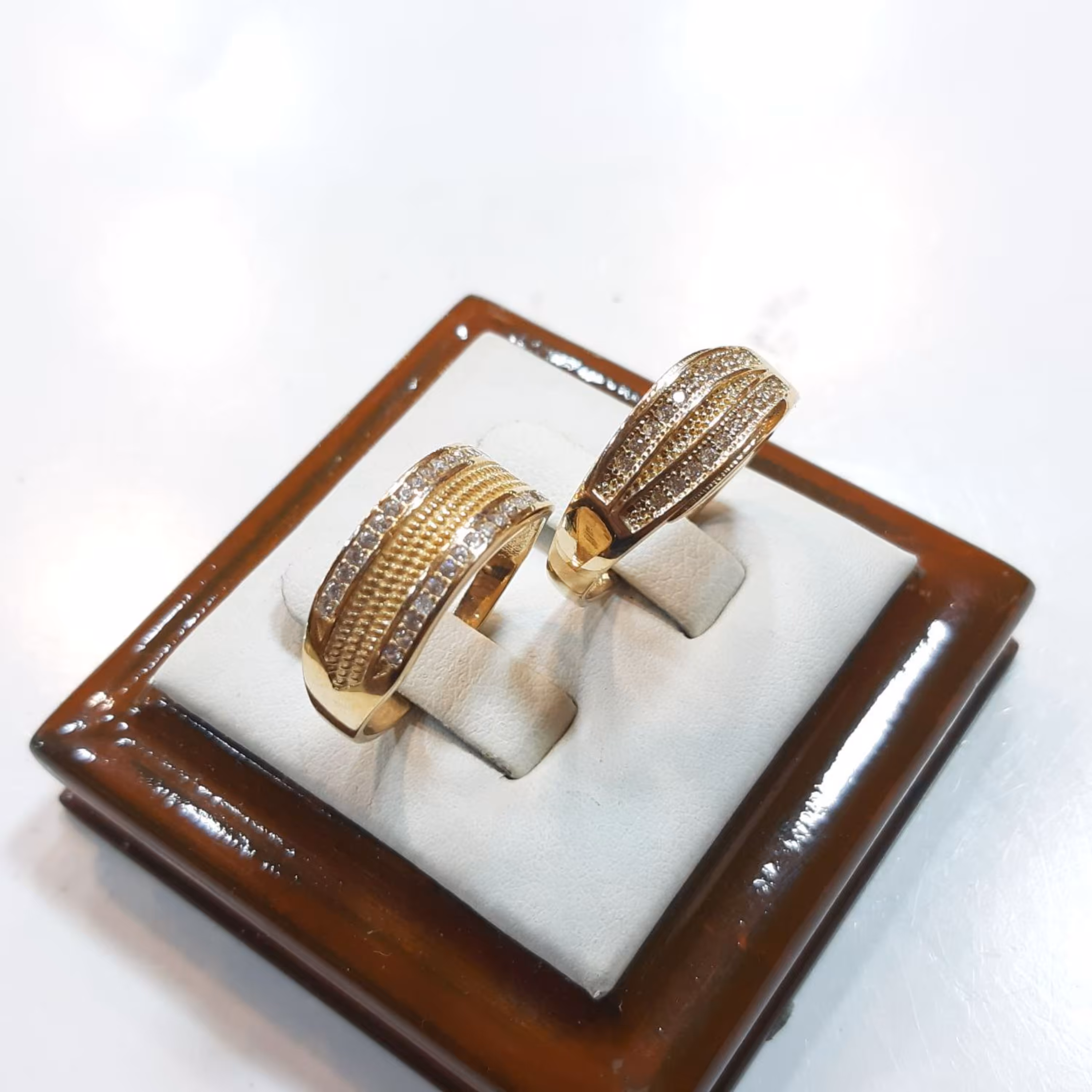 ست انگشتر زنانه و مردانه کد SL01 بازرگانی لطفی 