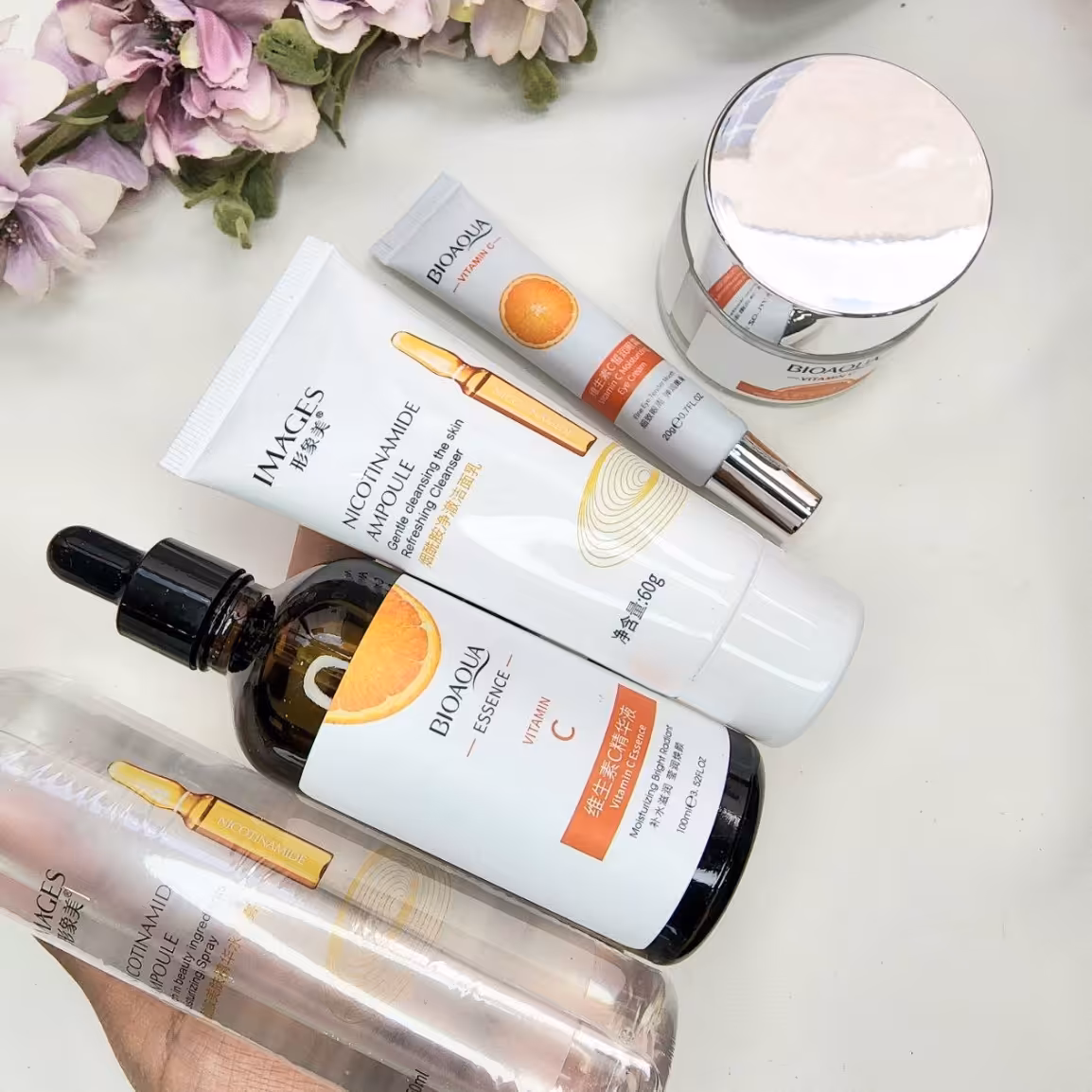 پک  5 تکه مراقبت از پوست ابرسان ویتامین سی