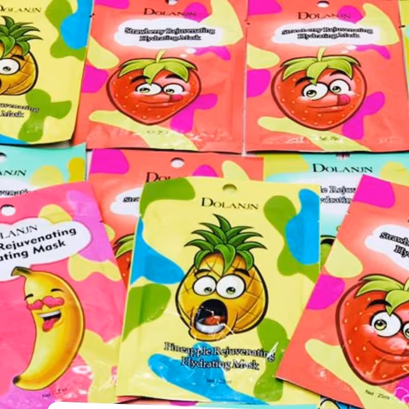 ماسک  ورقه ای فانتزی یک عدد ارسال رایگان 