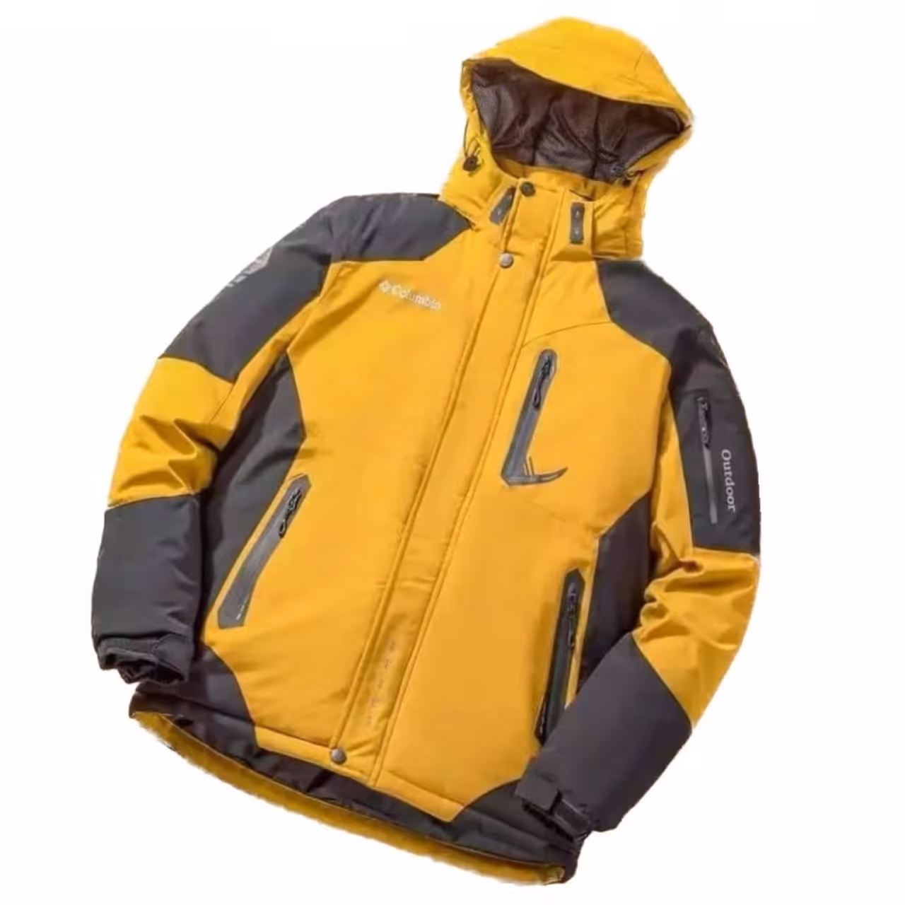 کاپشن گورتکس مردانه برند کلمبیا زرد