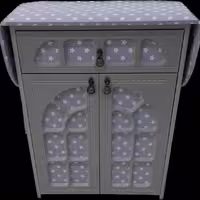 میز اتو مدل سنتی رنگ طوسی 