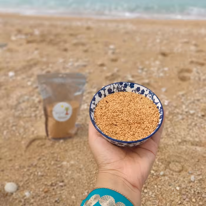 کنجد تنوری درجه یک نیم کیلویی