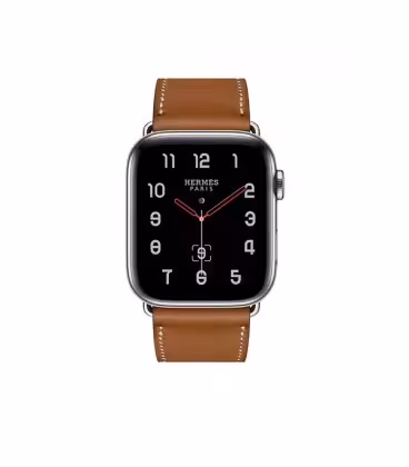 ساعت هوشمند اپل واچ سری 4 مدل Stainless Steel Case with Fauve Barenia Leather Single Tour