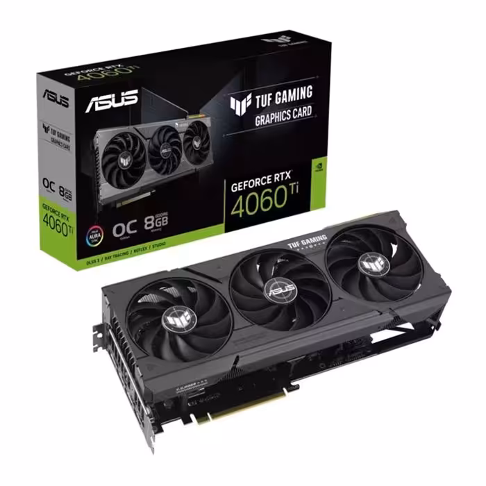 کارت گرافیک ایسوس TUF Gaming GeForce RTX 4060 Ti 8GB OC Edition