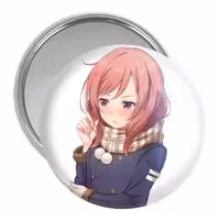 آینه جیبی خندالو مدل ماکی نیشیکینو انیمه لاو لایو Love کد 18265