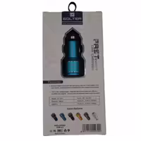 شارژر فندکی دو پورت Golter مدل GT-C02 همراه با کابل میکرو USB