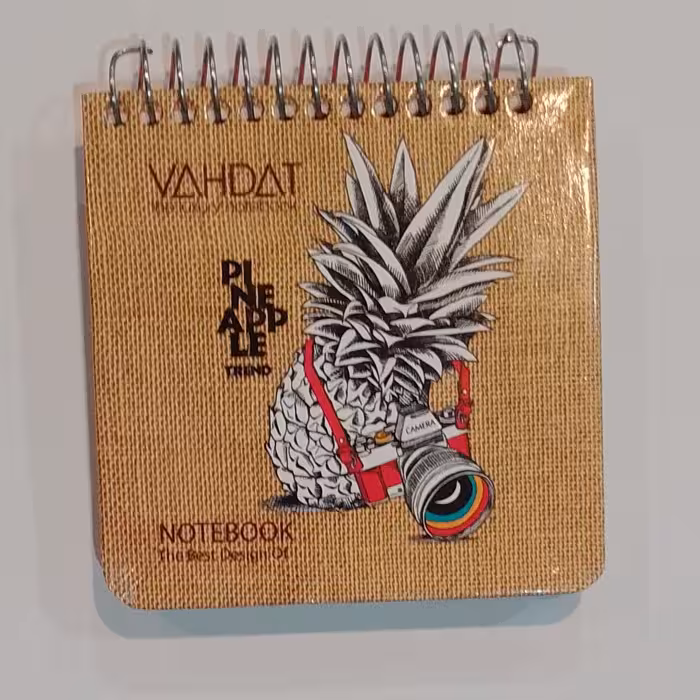 دفترچه یادداشت فانتزی مربعی جلد سخت وحدت طرح های خاص و فانتزی