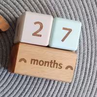 گاه شمار راش حک شده  رنگی با ابعاد 5 در 5