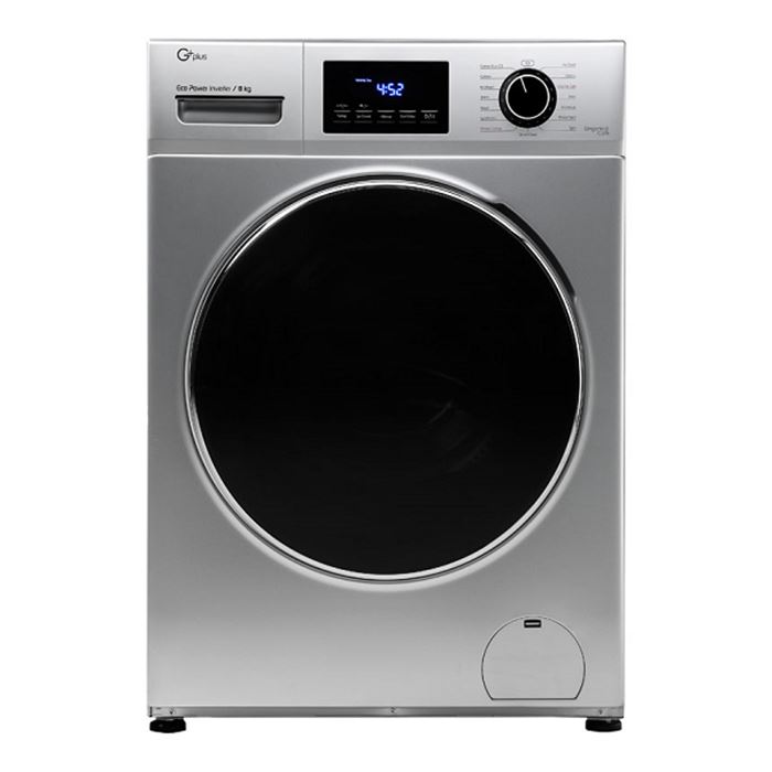 ماشین لباسشویی جی پلاس مدل GWM-j8470S نقره ای
