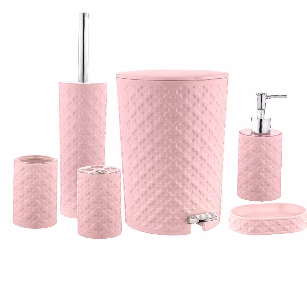 ست سرویس بهداشتی طرح گل لیمون