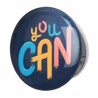 آینه جیبی خندالو طرح You Can مدل تاشو کد 2733