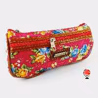 جامدادی مدیسا  طرح گلدار صورتی کد 2222