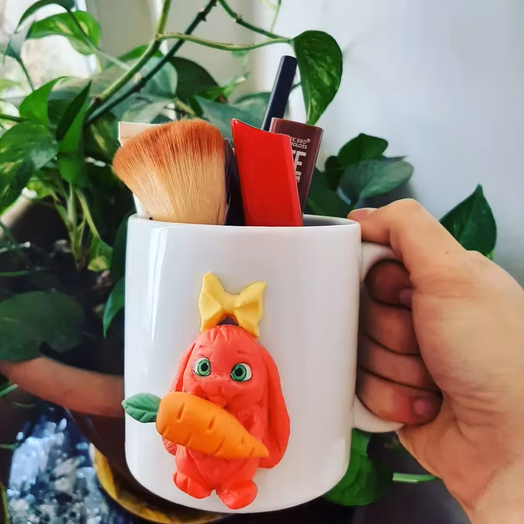 ماگ خمیری خرگوشی 