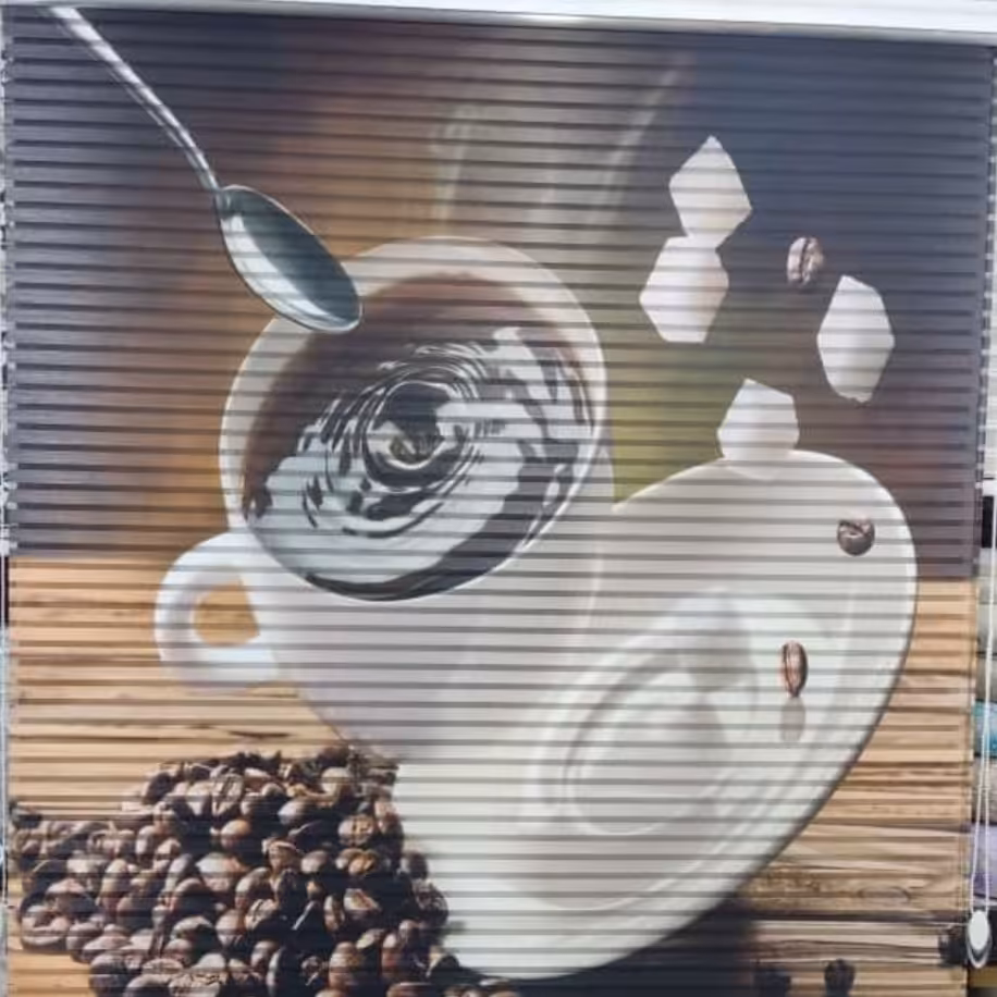 پرده زبرا 2 سانت یک رو چاپ