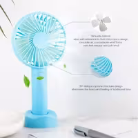 پنکه شارژی رومیزی قابل حمل (portable USB  chargeable fan)