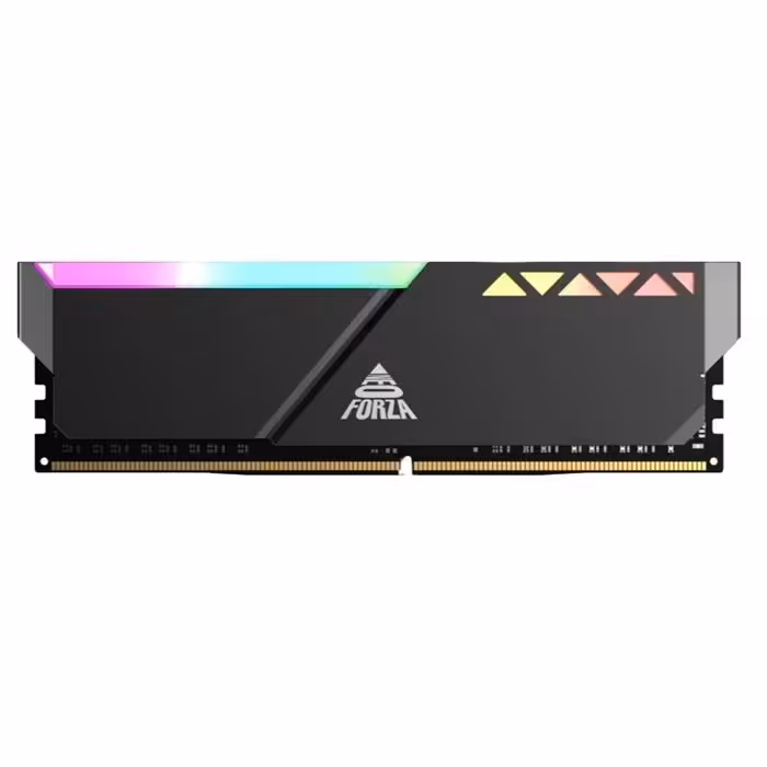 رم کامپیوتر DDR5 تک کاناله 5200 مگاهرتز CL40 نئو فورزا مدل Trinity RGB ظرفیت 16 گیگابایت
