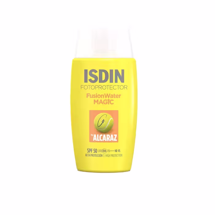 ضد آفتاب ایزدین مدل فیوژن واتر مجیک آلکاراز ISDIN FusionWater MAGIC by Alcaraz