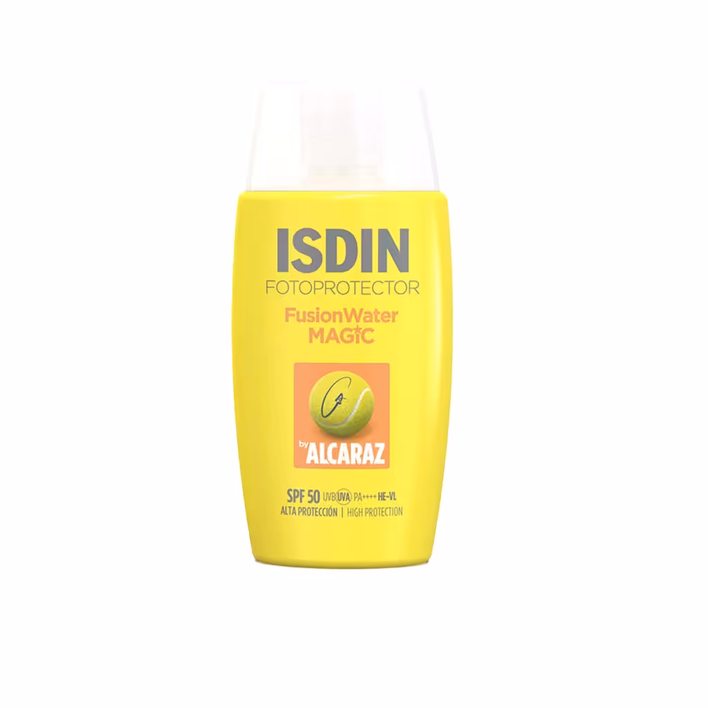ضد آفتاب ایزدین مدل فیوژن واتر مجیک آلکاراز ISDIN FusionWater MAGIC by Alcaraz