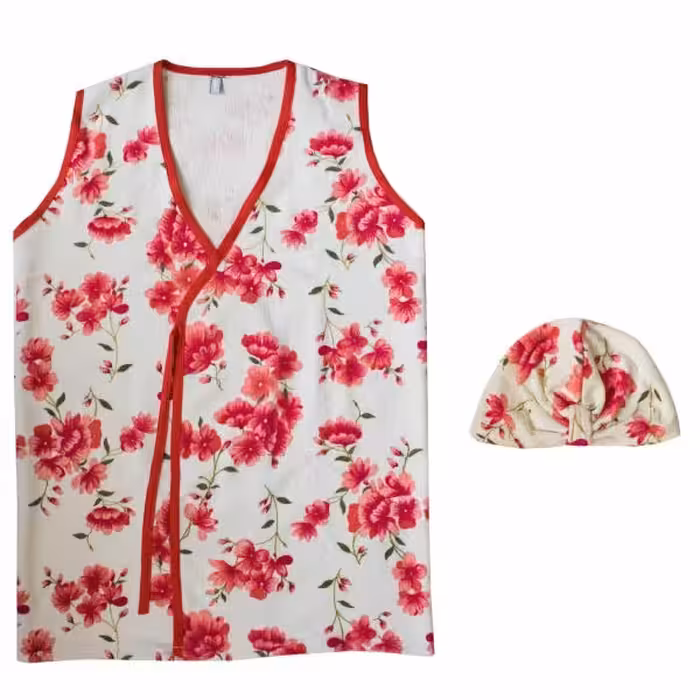 حرااج واقعی حوله استخری آستین حلقه ای کلاه دار