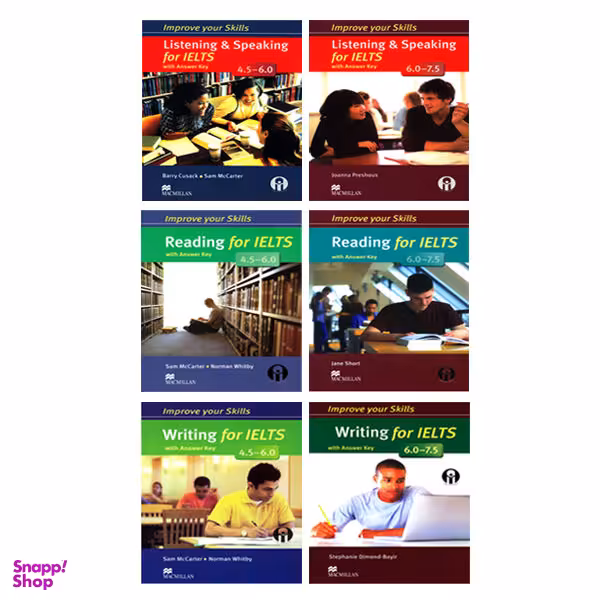 کتاب Improve Your Skills For IELTS اثر جمعی از نویسندگان انتشارات الوندپویان 6 جلدی