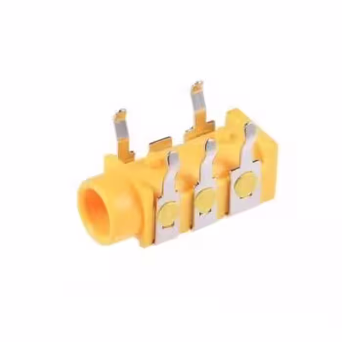 مجموعه 24 عددی جک هدفون 3.5mm استریو زرد 5 پین PJ-313