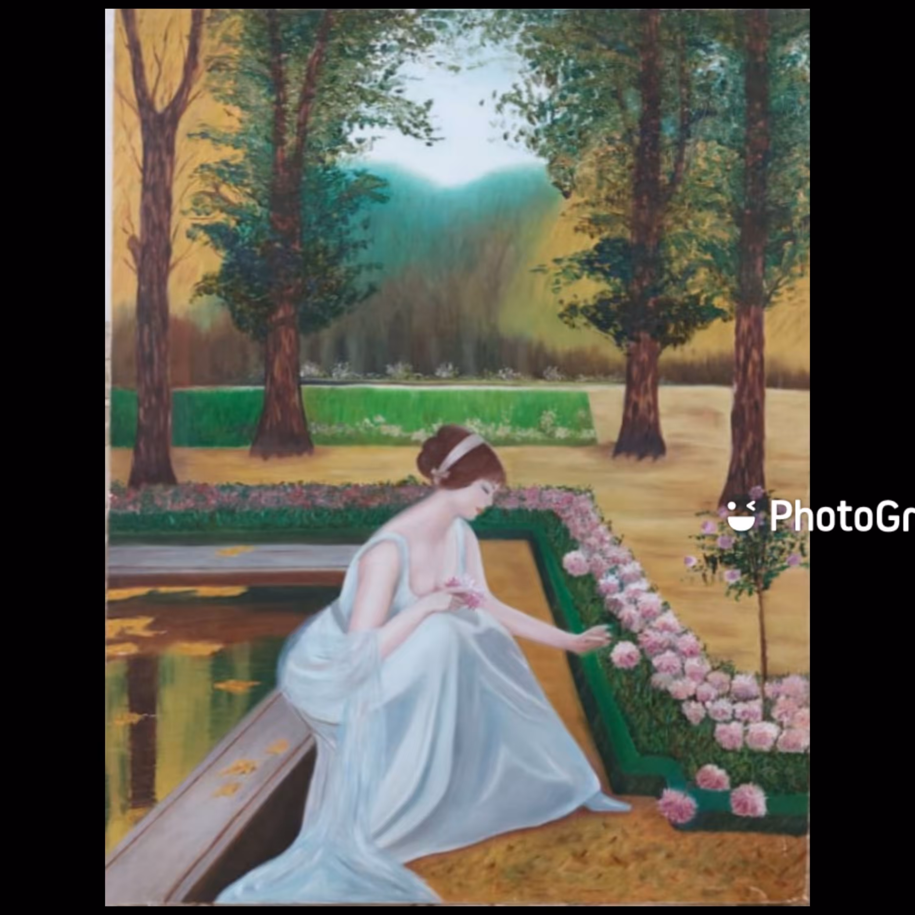 تابلو وبوم نقاشی رنگ روغن پرنسسی در قصر