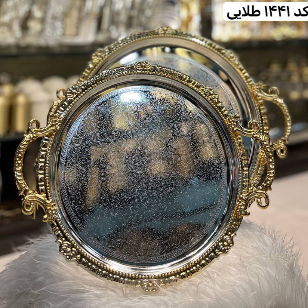 سینی استیل 2تیکه خارجی