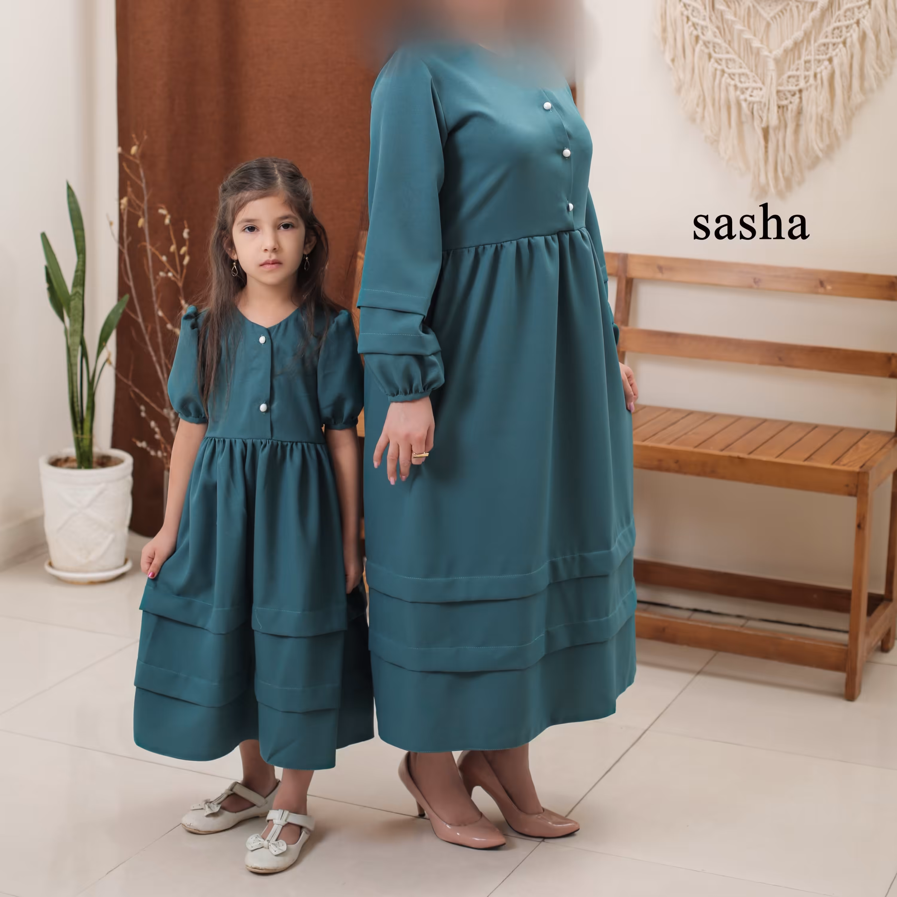 پیراهن ست نوجوان و مادر