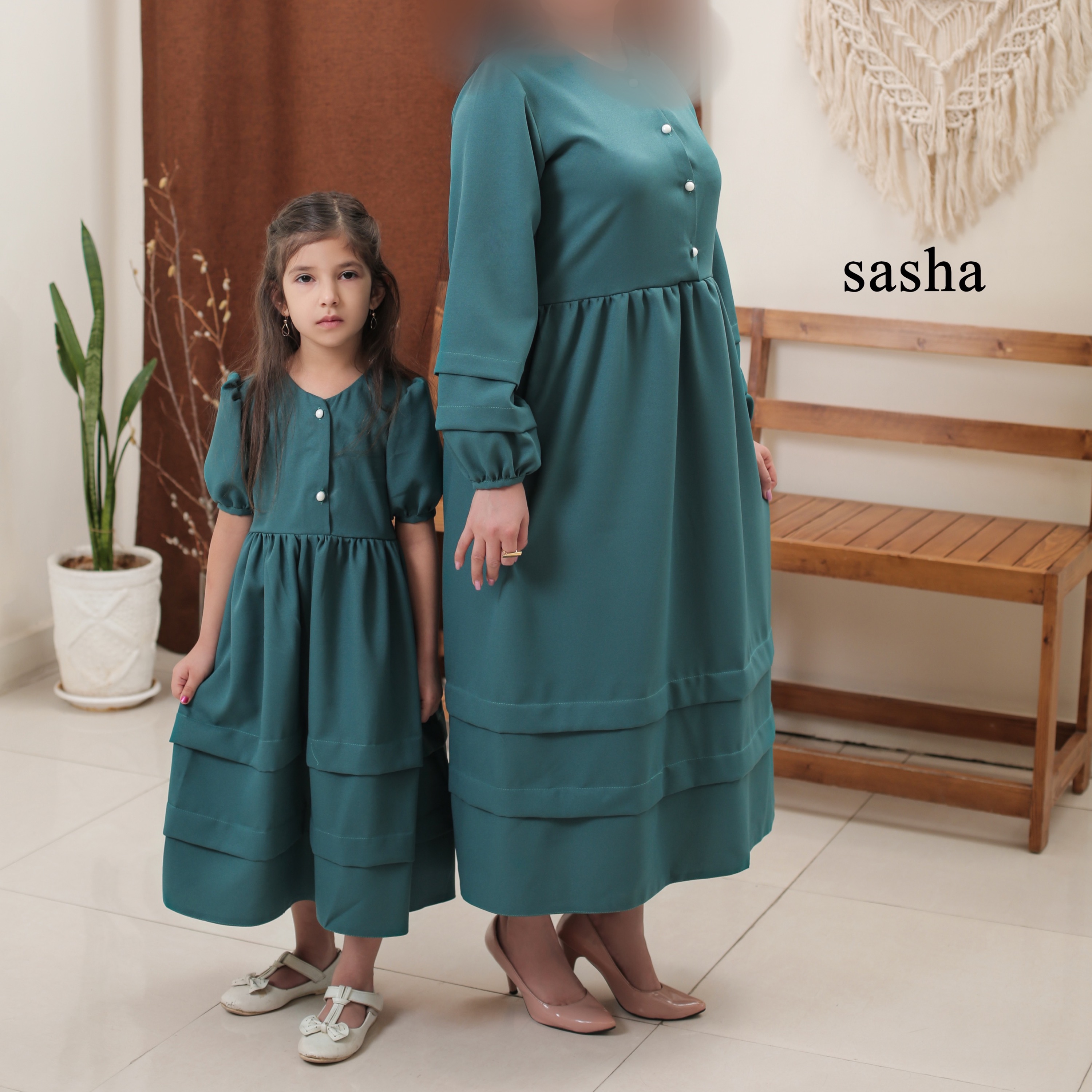 پیراهن ست نوجوان و مادر