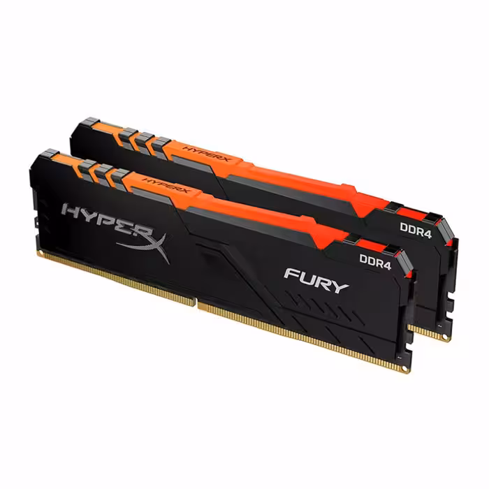 رم کینگستون HyperX FURY RGB 32GB 16GBx2 3000MHz CL15