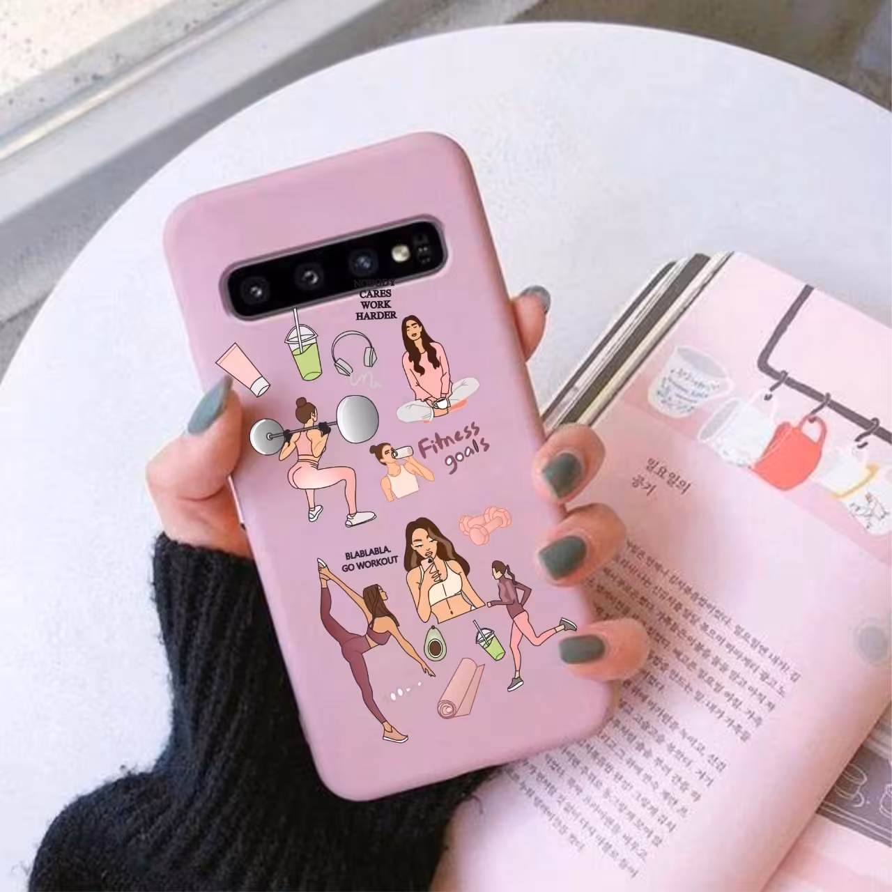 قاب طرحدار موبایل طرح فیتنس