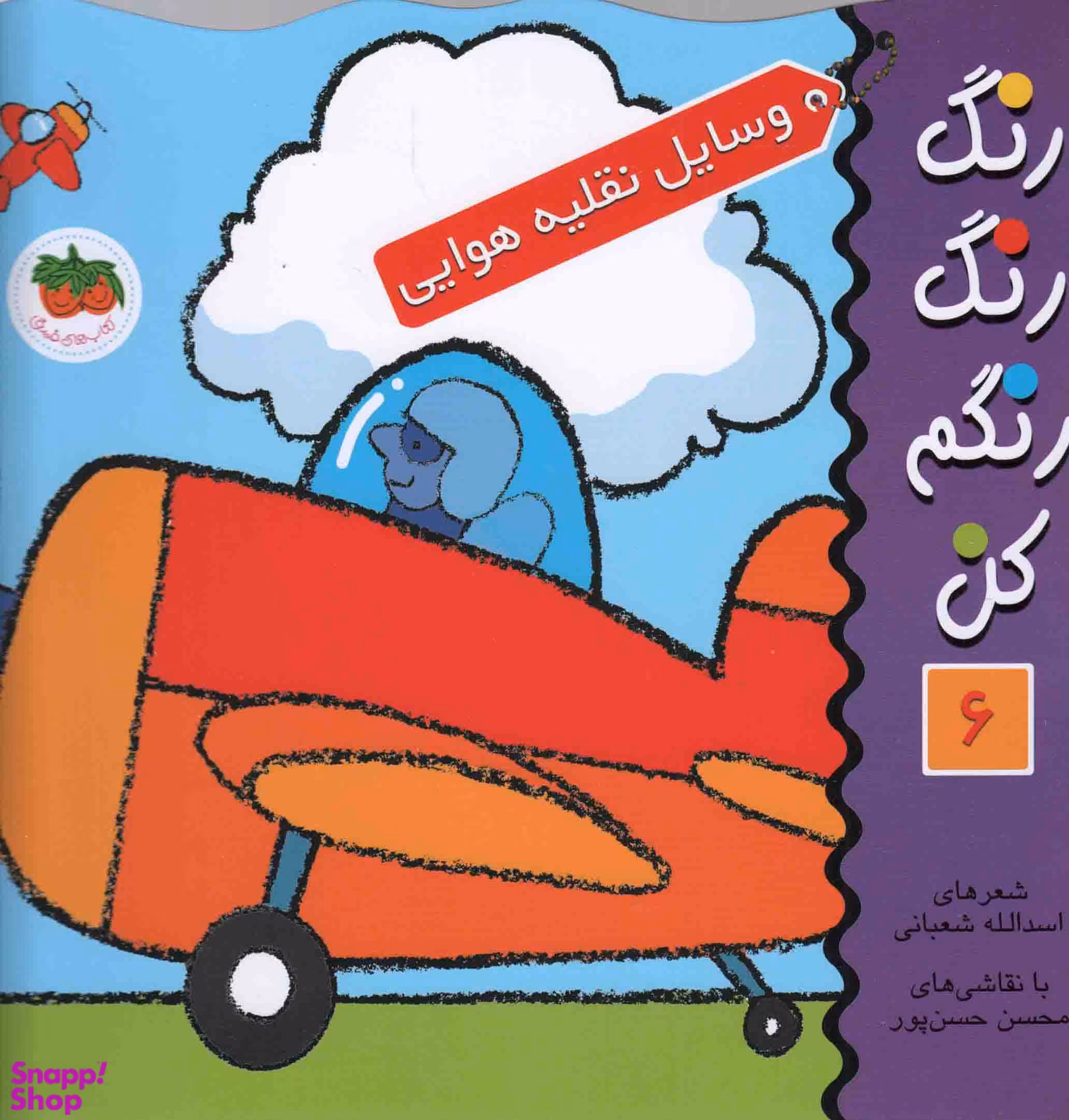 کتاب رنگ رنگ رنگم کن 6 اثر اسدالله شعبانی نشر افق